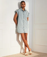 Steve Madden Women's Ilara Denim Shirtdress