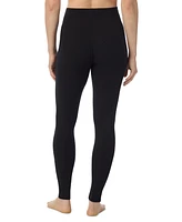 Cuddl Duds Women's Stretch Ribbed High-Rise Leggings