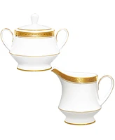 Noritake Crestwood Gold Sugar Creamer Set