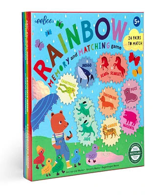 Eeboo Rainbow Memory Matching Game