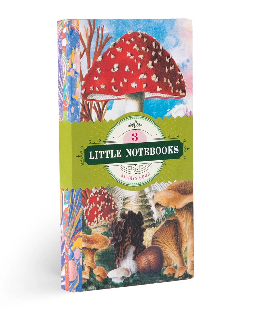 Eeboo Piece Love Mushroom Little Notebooks