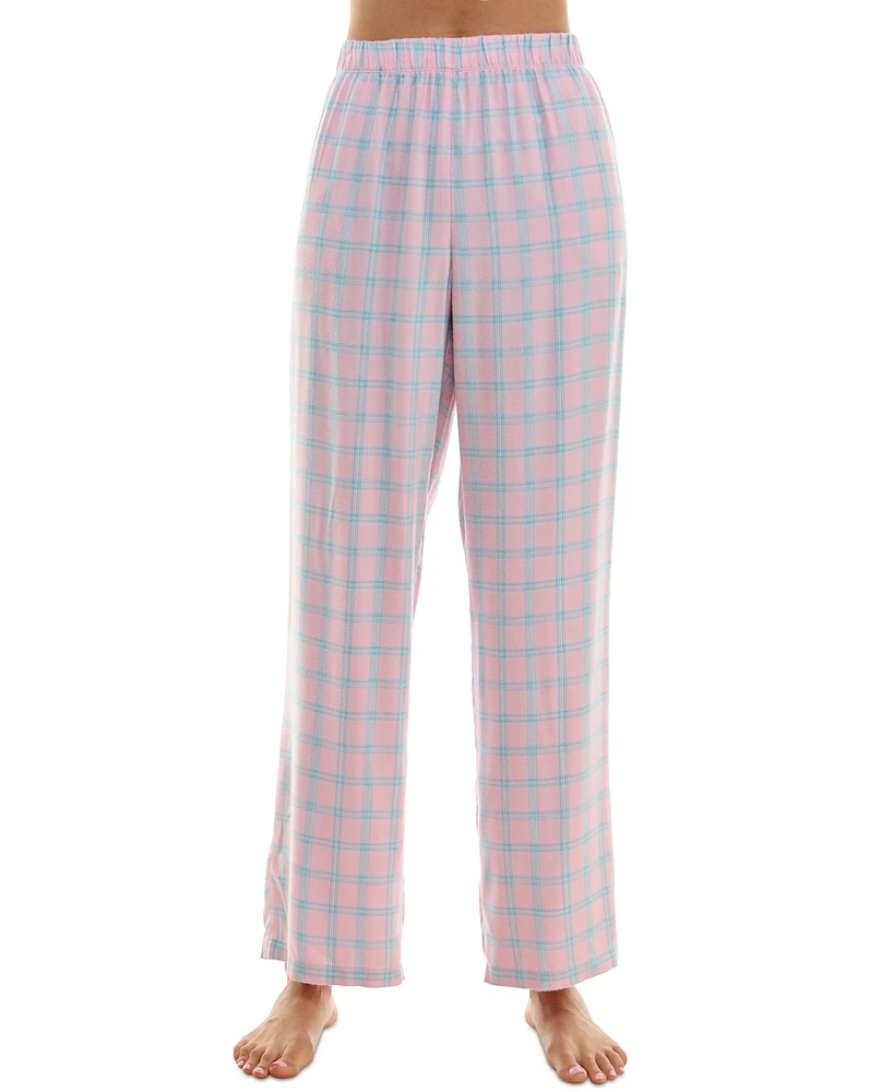 Roudelain Women's Printed Flannel Pajama Pants