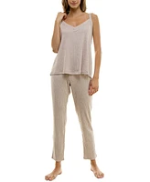 Roudelain Women's 2-Pc. Sweater-Knit Cami Pajamas Set