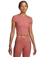 Nike Women's One Fitted Rib Dri-fit Cropped Top