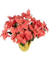 Northlight Dark Pink Artificial Christmas Poinsettia 27.5"