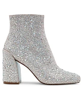 Betsey Johnson Women's Hugo Block High Heel Booties