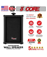 5 Core Outdoor Speakers Stereo In Wall 100W Peak Passive Home Audio System