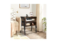 Slickblue 2 Pieces Stackable Night Stand Bedside End Table Set