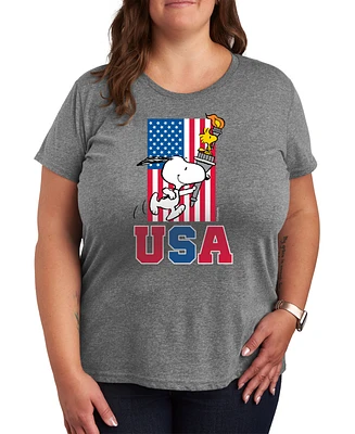 Hybrid Apparel Usa Torch Plus Graphic T-Shirt