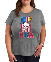 Hybrid Apparel Usa Torch Plus Graphic T-Shirt