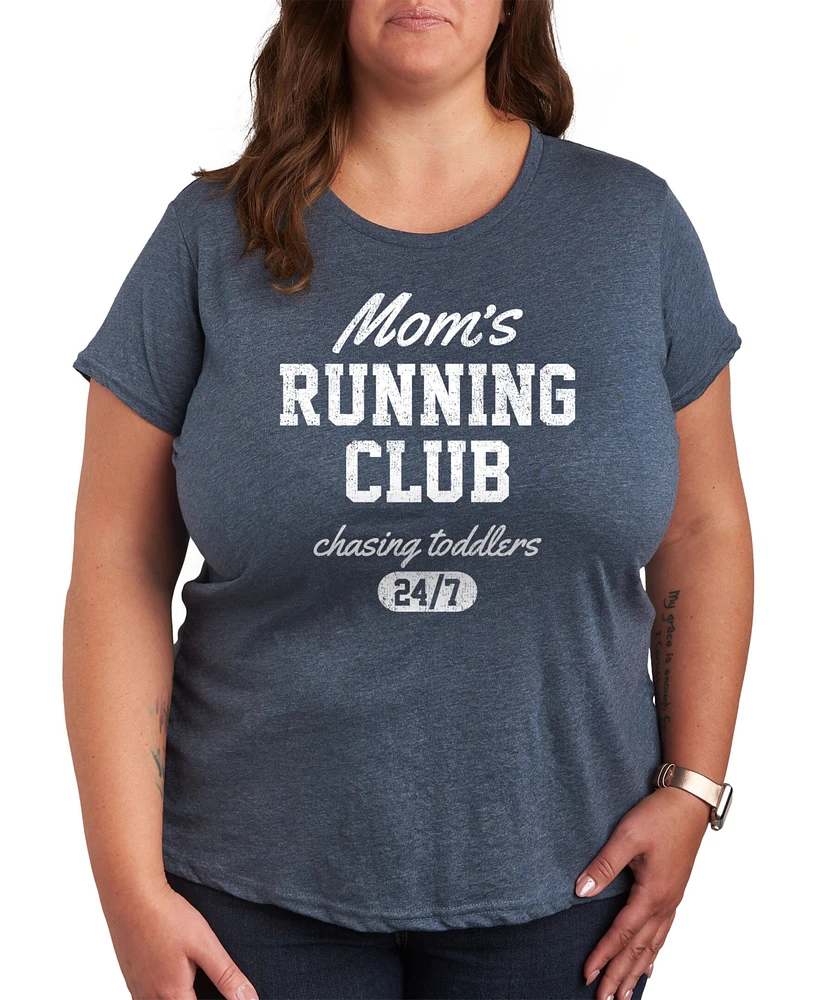 Hybrid Apparel Moms Running Club Plus Graphic T-Shirt