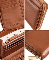 On 34th Angii Zip Around Solid Wallet, Created for Macy's