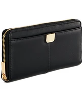 On 34th Angii Zip Around Solid Wallet, Created for Macy's