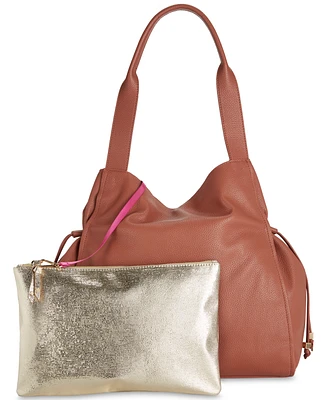 On 34th Jyyll Large Solid Tote with Removable Pouch, Created for Macy's