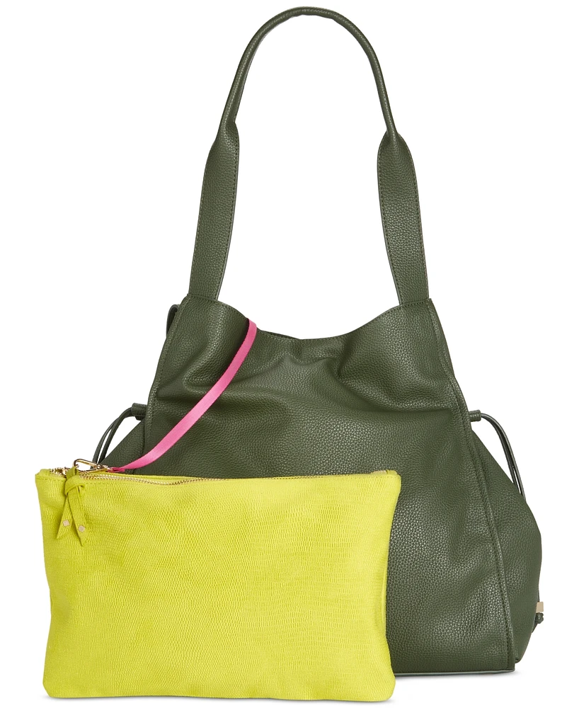 On 34th Jyyll Large Solid Tote with Removable Pouch, Created for Macy's