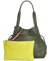 On 34th Jyyll Large Solid Color Tote with Removable Pouch, Created for Macy's