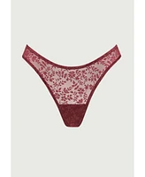 Cuup Women's The Thong - Botanical Lace