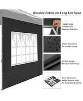 InstaHibit Universal Window Sidewall UV30+ Fits 10x10ft Canopy Camping 1 Piece