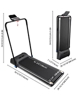 Yescom 1.5HP Compact Folding Electric Treadmill Motorized Running Machine Gym Fitness