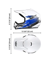 Ahr H-VEN12 Off Road Helmet Dot Dirt Bike Motocross Mx Atv for Youth Unisex Kid