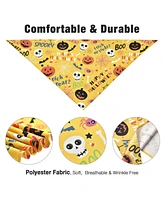 Yescom 10 Pack Halloween Dog Bandanas Triangle Bibs Scarf Pet Kerchief Pumpkin Ghost 2024