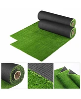 Yescom Artificial Grass Turf Roll 65'x5' Large Backyard Faux Decor Fake Lawn 2 Pack