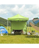 InstaHibit 1080D 120g Sidewall UV30+ Fits 10x10ft Canopy Outdoor Picnic 2 Pieces