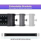 AquaBasik Yescom Led Aquarium Light 22 inch to 30 App Wifi Control Fish Tank Full Spectrum with Extendable Brackets Timer For Freshwater Pl