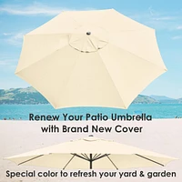 13ft Universal Replacement Umbrella Canopy Top Cover Patio Beach