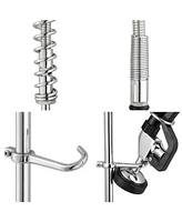 Aquaterior Wall Mount Commercial Faucet w/ Pre-Rinse Pull Down Sprayer 2 Pack