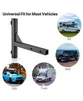 2" Hitch Mount Flag Pole Holder Bracket for Truck Car Trailer Suv Rv Jeep Camper