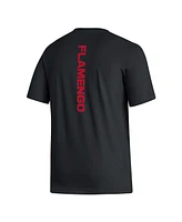 Adidas Men's Black Cr Flamengo Vertical Back T-Shirt