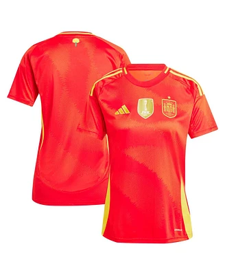 Adidas Women's Scarlet Spain National Team 2024 Home Replica Jersey