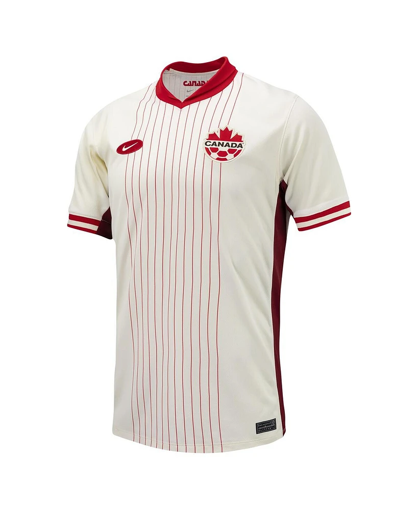 Nike Men's Cream Canada Soccer 2024 Away Replica Jersey