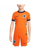 Nike Big Boys and Girls Orange Netherlands National Team 2024 Home Replica Blank Jersey