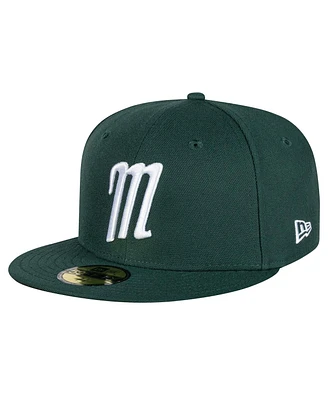 New Era Men's Green Monterrey Sultans Mexico League on Field 59FIFTY Fitted Hat