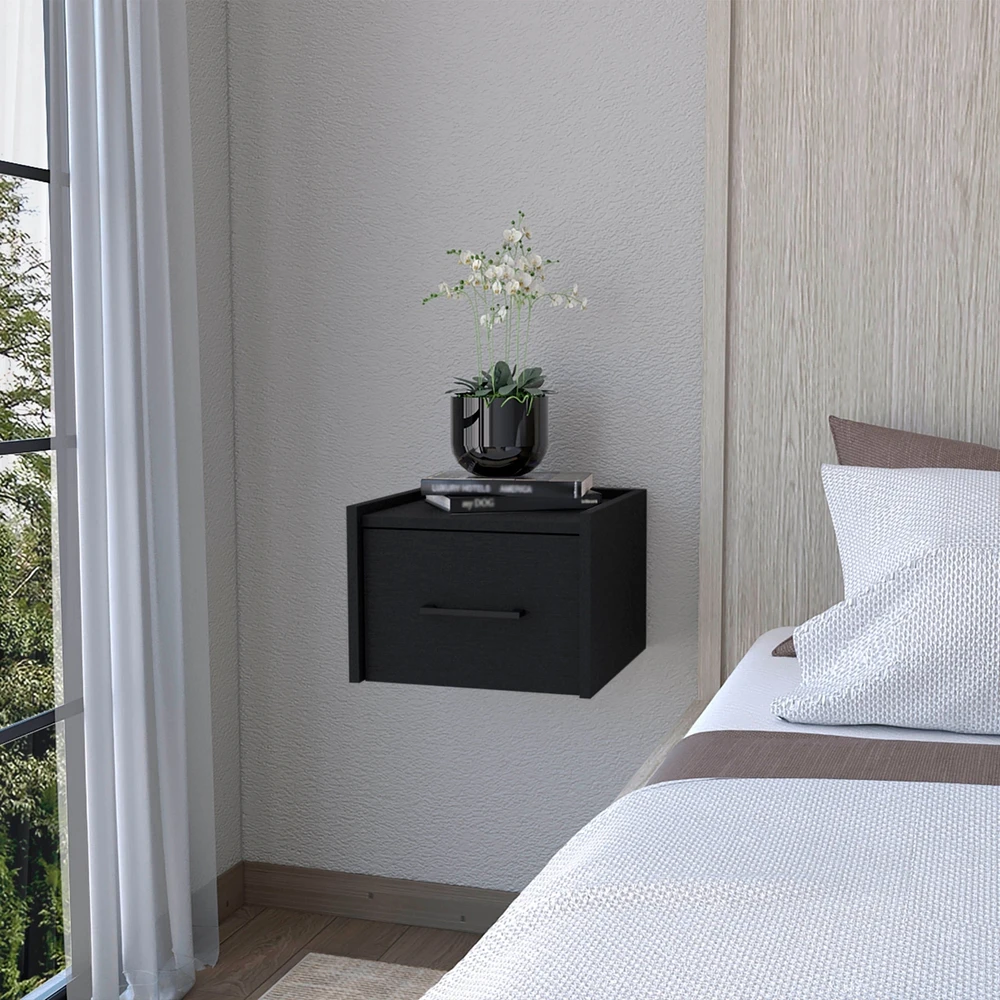 Fm Furniture Elfrida Wall-Mounted Nightstand