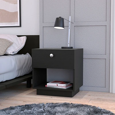 Fm Furniture Sumter 1 Drawer Nightstand, Storage Shelf