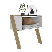 Fm Furniture Denver Nightstand, One Open Shelf, Superior Top