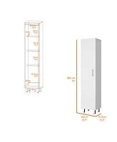 Fm Furniture Clarno Tall Storage Cabinet