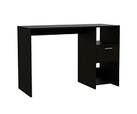 Fm Furniture Arlington Computer Desk with 2-Open Storage Shelves and Drawer with Handle