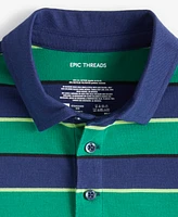 Epic Threads Little & Big Boys Striped Polo, Created for Macy's