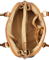 Giani Bernini Monogram Signature Dome Satchel