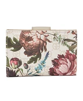 Giani Bernini Floral Saffiano Framed Indexer Wallet, Created for Macy's