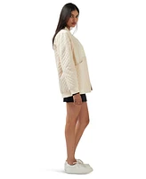 Belle & Bloom Over It Quilted Bomber