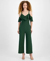 Rachel Roy Women's Roma Ruffled Off-The-Shoulder Jumpsuit