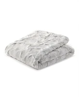 Hotel Collection Sculpted Faux Fur Throw, 50" x 60", Exclusively at Macy's