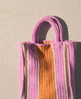 Mango Women's Crochet Shopper Bag