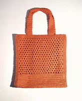 Mango Women's Natural Fiber Shopper Bag