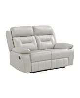 Homelegance White Label Corvallis 63" Double Reclining Love Seat